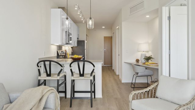 Kitchen and Desk